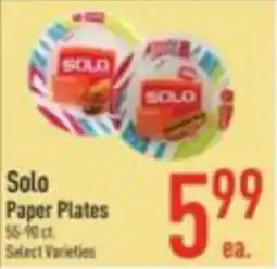 Strack & Van Til Solo Paper Plates offer