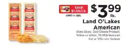 ShopRite Land O'Lakes American Store Slice, Deli Cheese Product offer
