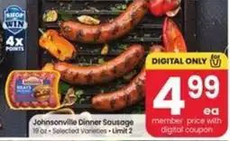 Safeway Johnsonville Dinner Sausage offer