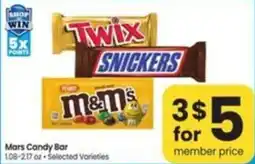 Safeway Mars Candy Bar offer