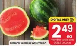 Safeway Personal Seedless Watermelon offer