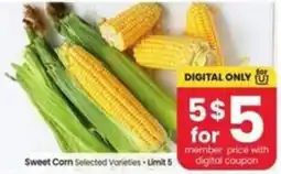 Safeway Sweet Corn Selected Varieties offer