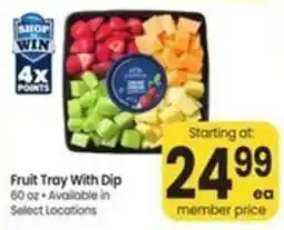 Safeway Fruit Tray With Dip offer