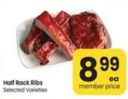 Safeway Half Rack Ribs offer
