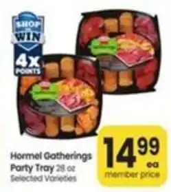 Safeway Hormel Gatherings Party Tray offer