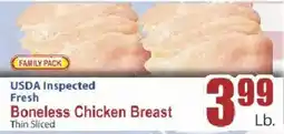 Food Universe Family Pack Boneless Chicken Breast offer