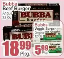 Food Universe Bubba Beef Burger offer