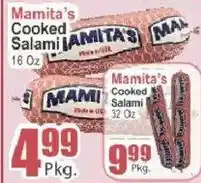 Food Universe Mamita's cooked salami offer