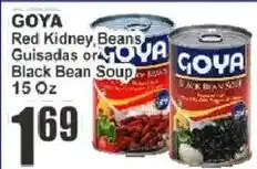 Food Universe Goya red kidney beans guisadas or black bean soup offer