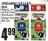 Food Universe Organic valley milk offer