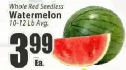 Food Universe Whole Red Seedless Watermelon offer