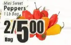 Food Universe Mini Sweet Peppers offer