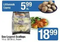 Shaw's Sea Legend Scallops offer
