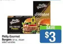 Shaw's Philly Gourmet Burgers offer