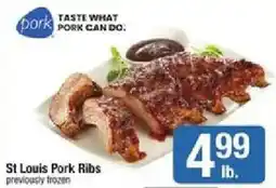 Shaw's St Louis Pork Ribs offer