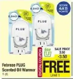 Shaw's Febreze plug scented oil warmer offer