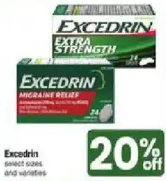 Shaw's Excedrin migraine relief offer