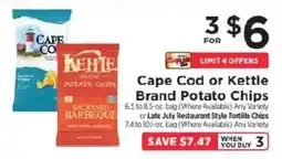 ShopRite Cape Cod or Kettle Brand Potato Chips offer