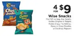 ShopRite Wise Snacks offer