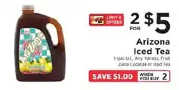 ShopRite Arizona Iced Tea offer