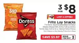 ShopRite Frito Lay Snacks offer