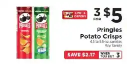 ShopRite Pringles Potato Crisps offer