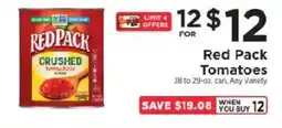 ShopRite Red Pack Tomatoes offer