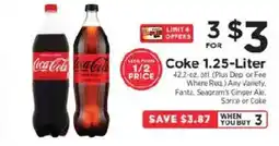 ShopRite Coke 1.25-Liter offer