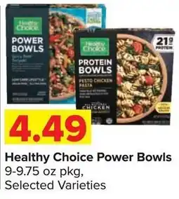 Shop 'n Save Healthy Choice Power Bowls offer
