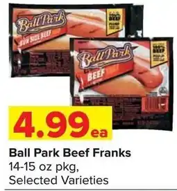 Shop 'n Save Ball Park Beef Franks offer