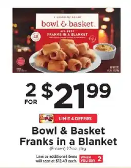 ShopRite Bowl & Basket Franks in a Blanket offer