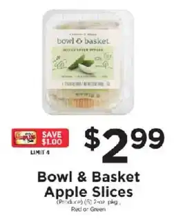 ShopRite Bowl & Basket Apple Slices offer