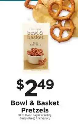 ShopRite Bowl & Basket Pretzels offer
