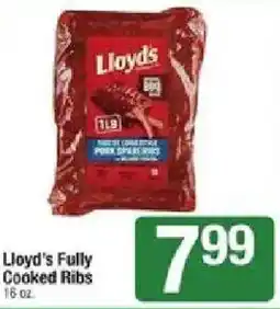Shaw's Lloyd's Fully Cooked Ribs offer