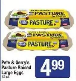 Shaw's Pete & Gerry's Pasture Raised Large Eggs offer