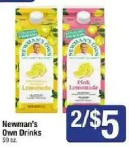 Shaw's Newman's Own Drinks offer