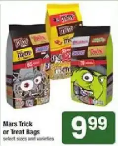 Shaw's Mars Trick or Treat Bags offer