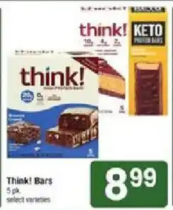 Shaw's Think! Bars offer