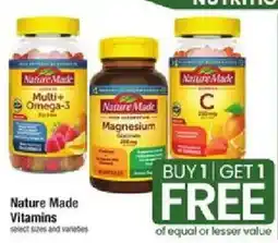 Shaw's Nature Made Vitamins offer