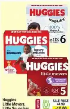 Shaw's Huggies little movers, little squallers offer