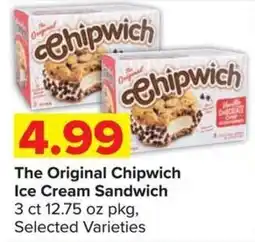 Shop 'n Save The Original Chipwich Ice Cream Sandwich offer