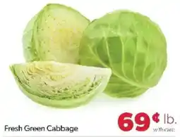 Family Fare Fresh Green Cabbage offer