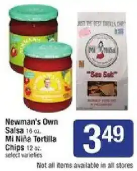Newman's Own Salsa Mi Niña Tortilla Chips