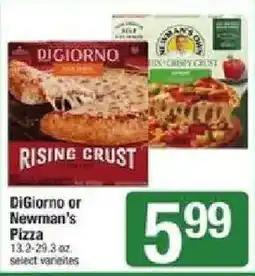 Star Market DiGiorno or Newman's Pizza offer