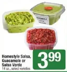 Star Market Homestyle Salsa, Guacamole or Salsa Verde offer
