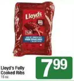 Star Market Lloyd's Fully Cooked Ribs offer