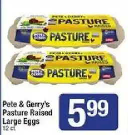 Star Market Pete & Gerry's Pasture Raised Large Eggs offer