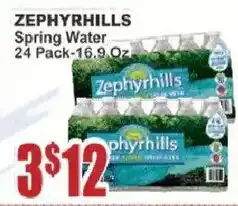 Zephyrhills spring water