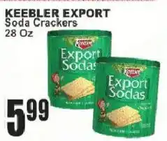 Food Universe Keebler export soda crackers offer