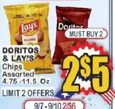 Food Universe Doritos & Lay's Chips Assorted offer